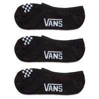 Vans Women's Classic 3 Paar - Socken (black white, 31,5 - 36) - Markenkoffer