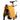 Vaude Proof Double UL - Gepäckträgertasche 70 cm (burnt yellow) - Markenkoffer