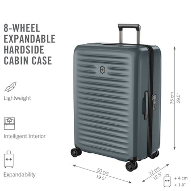 Victorinox Airox Advanced - 4 - Rollen - Trolley L 75 cm erw. (storm) - Markenkoffer