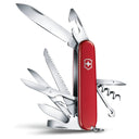 Victorinox Schweizer Offiziersmesser "Huntsman" 9.1 cm (rot) - Markenkoffer