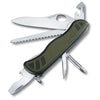 Victorinox Schweizer Taschenmesser - "Soldatenmesser 08" 11,1 cm (vert noir)