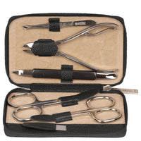 Windrose Beluga - Maniküre Set 13 cm (schwarz)
