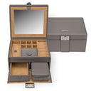 Windrose Marvella - Schmuckkoffer mit Reiseetui 21.5 cm (ash)