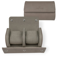 Windrose Tempora Reise - Uhrenkoffer (für 2 Uhren) 15 cm (beige) - Markenkoffer