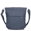 Mademoiselle M90 - Sac bandoulière 28 cm (nubuck bleu)